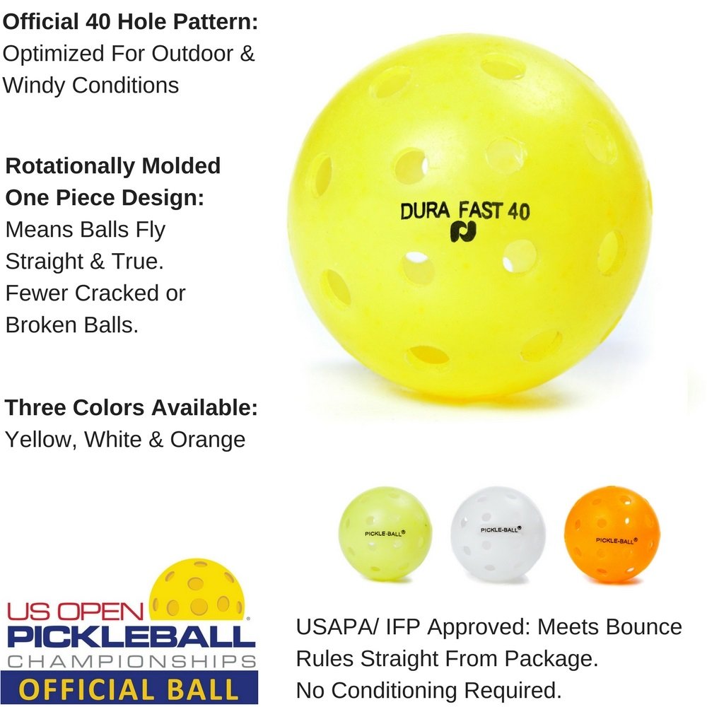 Outdoor Pickleball Balls USAPA Approved and Sanctioned for Tournament