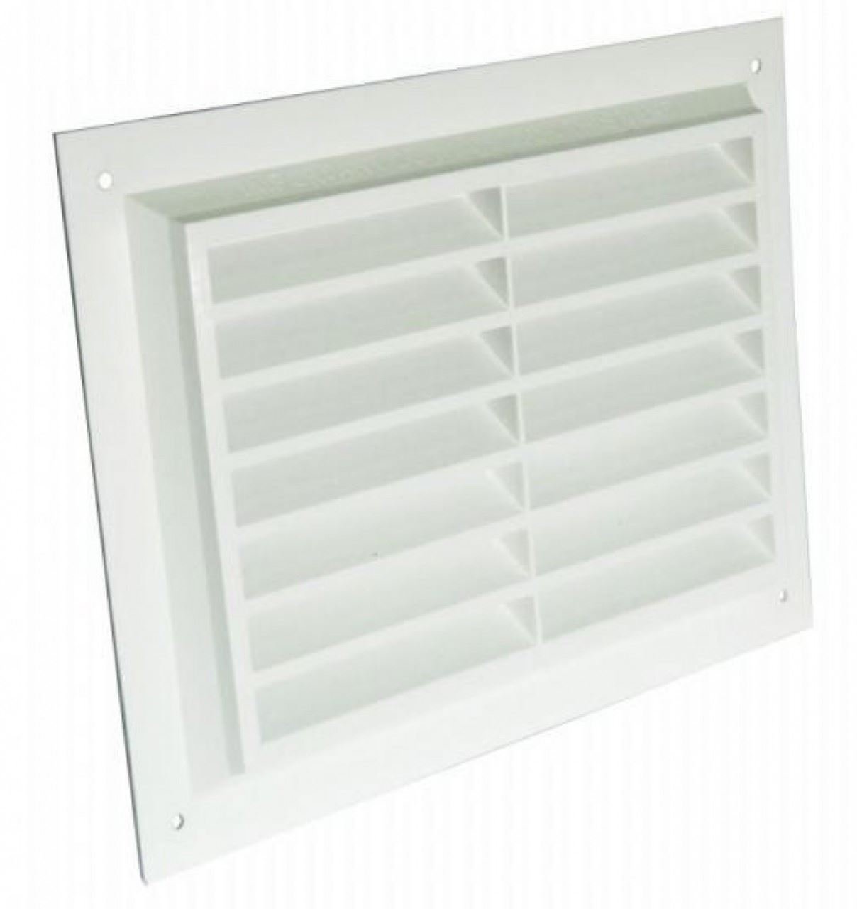 BM72/1 White 10"x7" Louvre Vent
