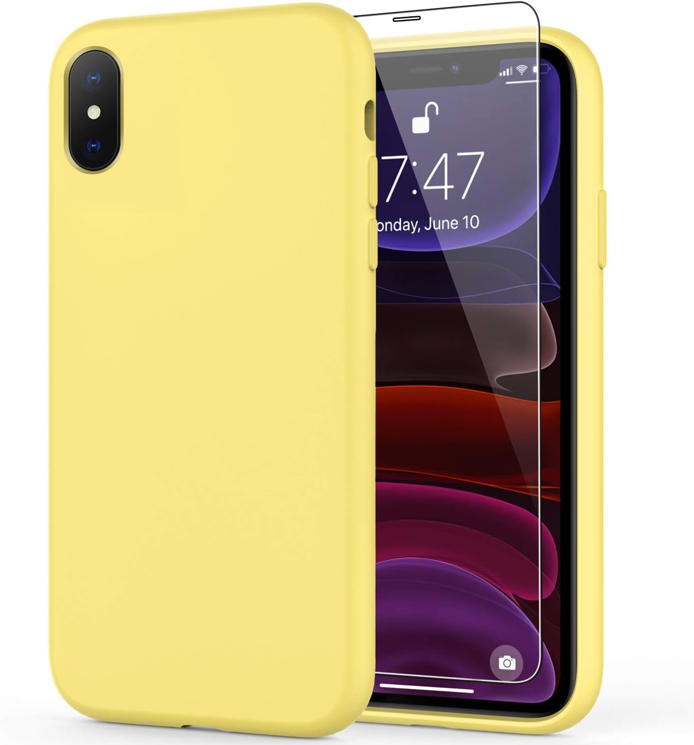 DEENAKIN iPhone Xs Max Case with Screen Protector,Soft Amazon.co.uk
