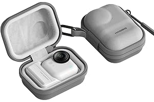 Hagibis Carrying Case for Insta360 GO Ultra, Portable Travel Storage Organizer Carry Bag Protective Hard Shell Anti-drop Hand