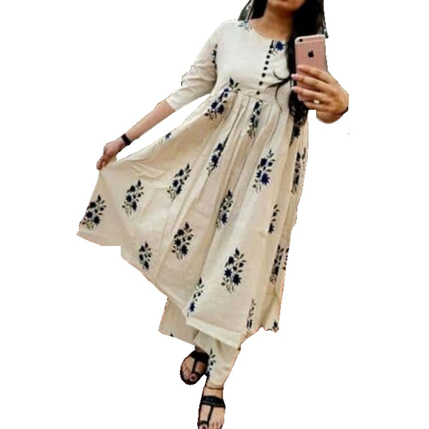 narsinh women's cotton kurti with jacket
