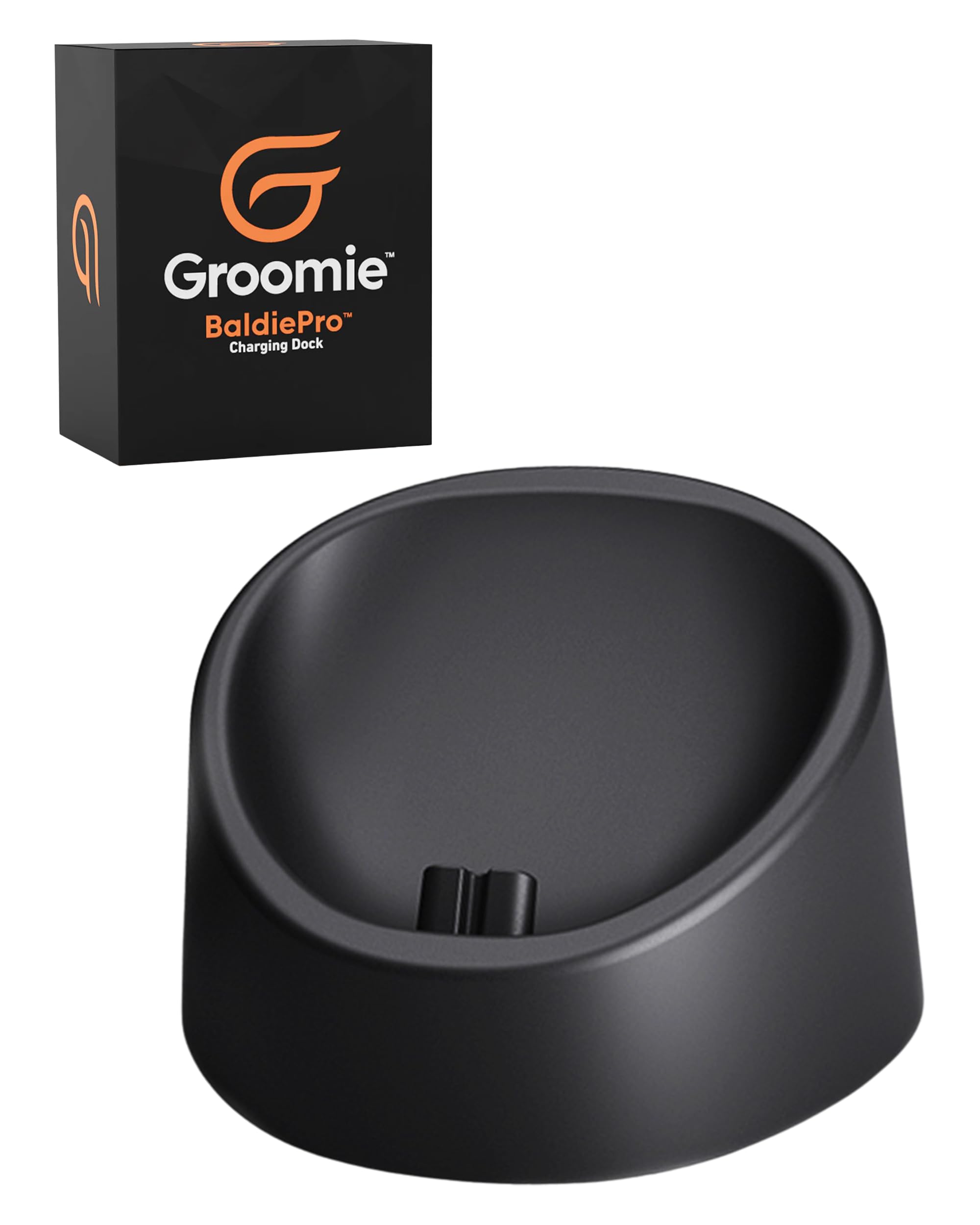 Groomie Charging Dock for BaldiePro Electric Head Shaver - Sleek Portable Charging Stand for Your Trimmer & Electric Hair Rotary Shaver - Mens Grooming Accessories