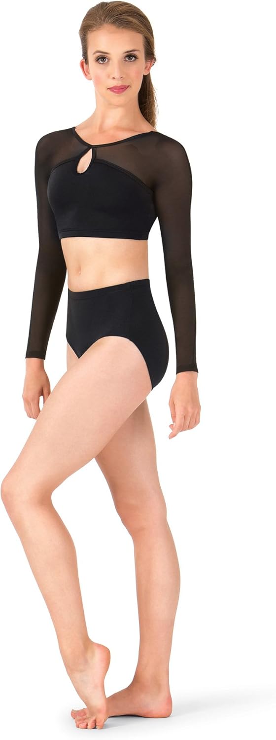 Body Wrappers Womens Shiny Brief: Clothing
