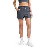 G4Free Athletic Shorts for Women Shockcord Sweat Shorts Summer Casual Lounge Shorts with Pockets Smoofit Modal Soft