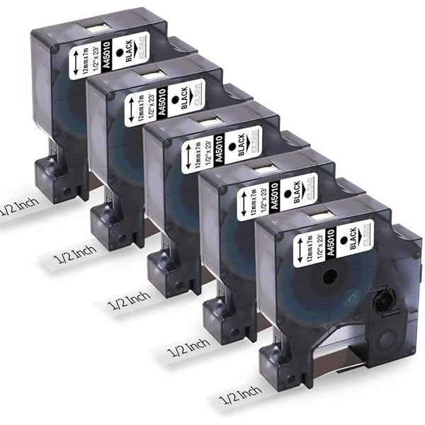 Amazon.com: 5-Pack a45013 Compatible Dymo Label Maker Refills Dymo  