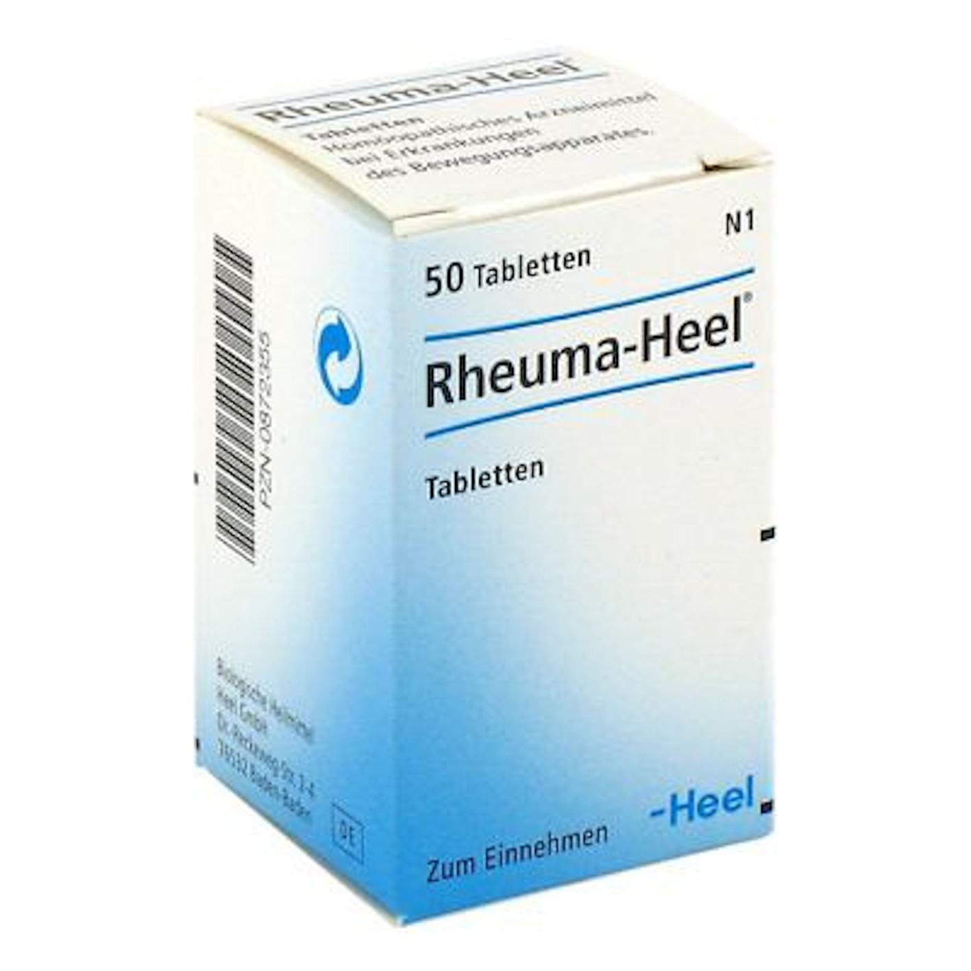 RHEUMA-Heel, N50 tabs - Treat Soft Tissue Rheumatism, Muscle, Tendon or Ligament Pain & Mobility Issues