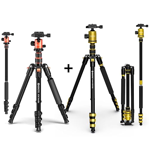 Trepied Camera GEEKOTO Tripod, Camera Tripod For DSLR, Compact