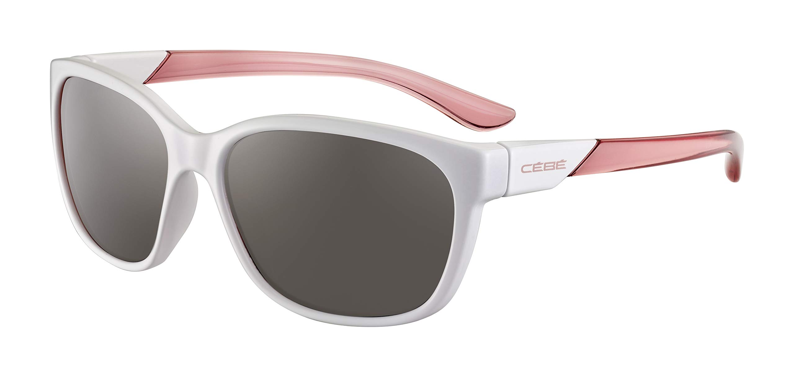 Cébé Baby Ayden Sunglasses, Unisex Baby Sunglasses, CBS134, Glossy White Translucent Pink, 10>12