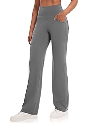 VOOVEEYA Yoga Pants Women with Pockets, Straight
