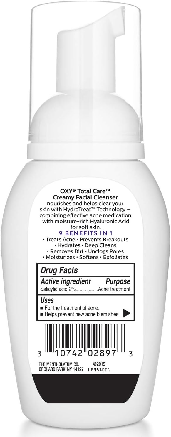 oxy total anti acne face wash