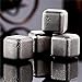 Amerzam Set of 8 Stainless Steel Whiskey Stones with Tongs,Wine,Beer,juice,Drinks
