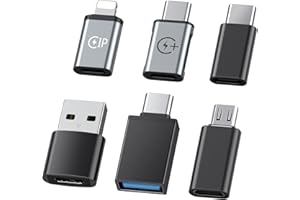 URANT (6 Pack) USB C Female to USB Adapter,Type C to Android Male,for iPhone Female to Type C Male,Suitable for iPhone 15ProMax14 13,Samsung S22