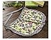 Love Potato Cute Green Butterfly Waist Apron Server Apron with 2 Pockets Commercial Restaurant Waitress Waiter for Girl Woman Half Bistro Aprons