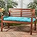 Greendale Home Fashions Outdoor 51-inch Bench Cushion, Teal