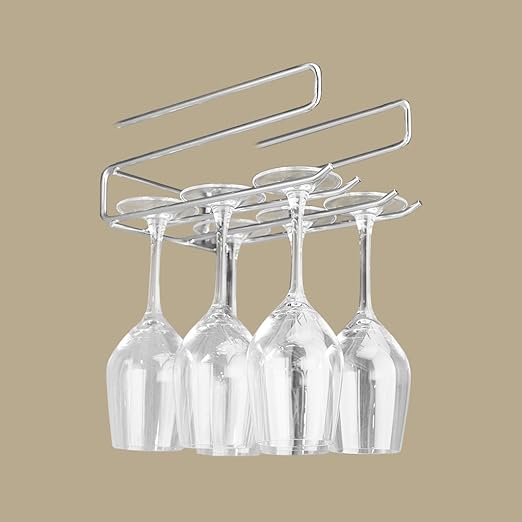 Amazon Com Stainless Steel Red Wine Glass Holder Hanging Upside