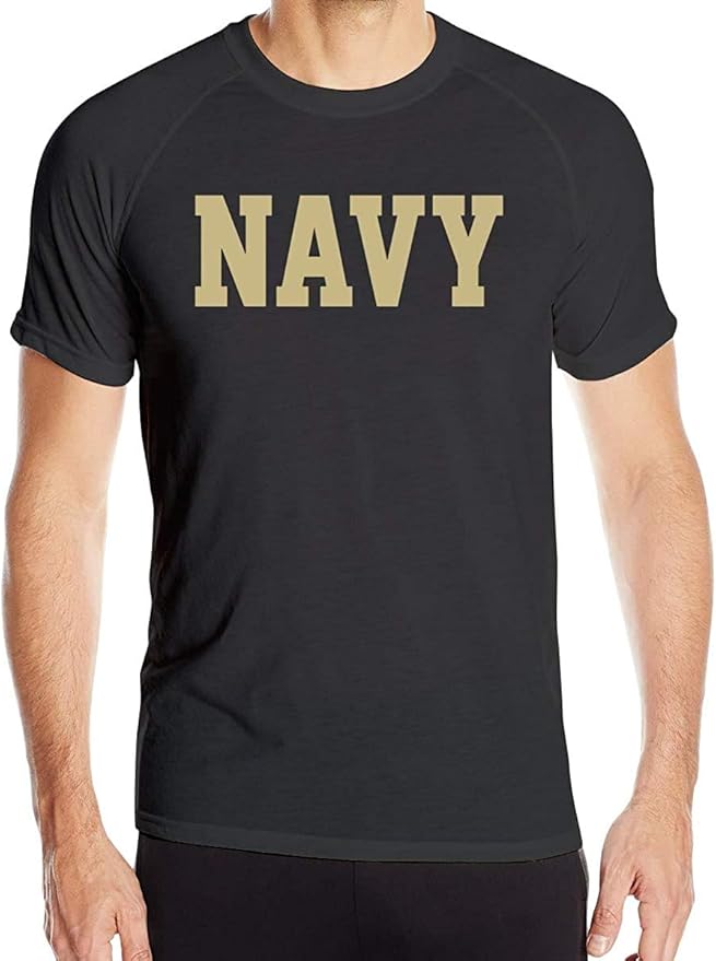 Us Navy Naval Academy Men�s Round Neck Short Sleeve Quick