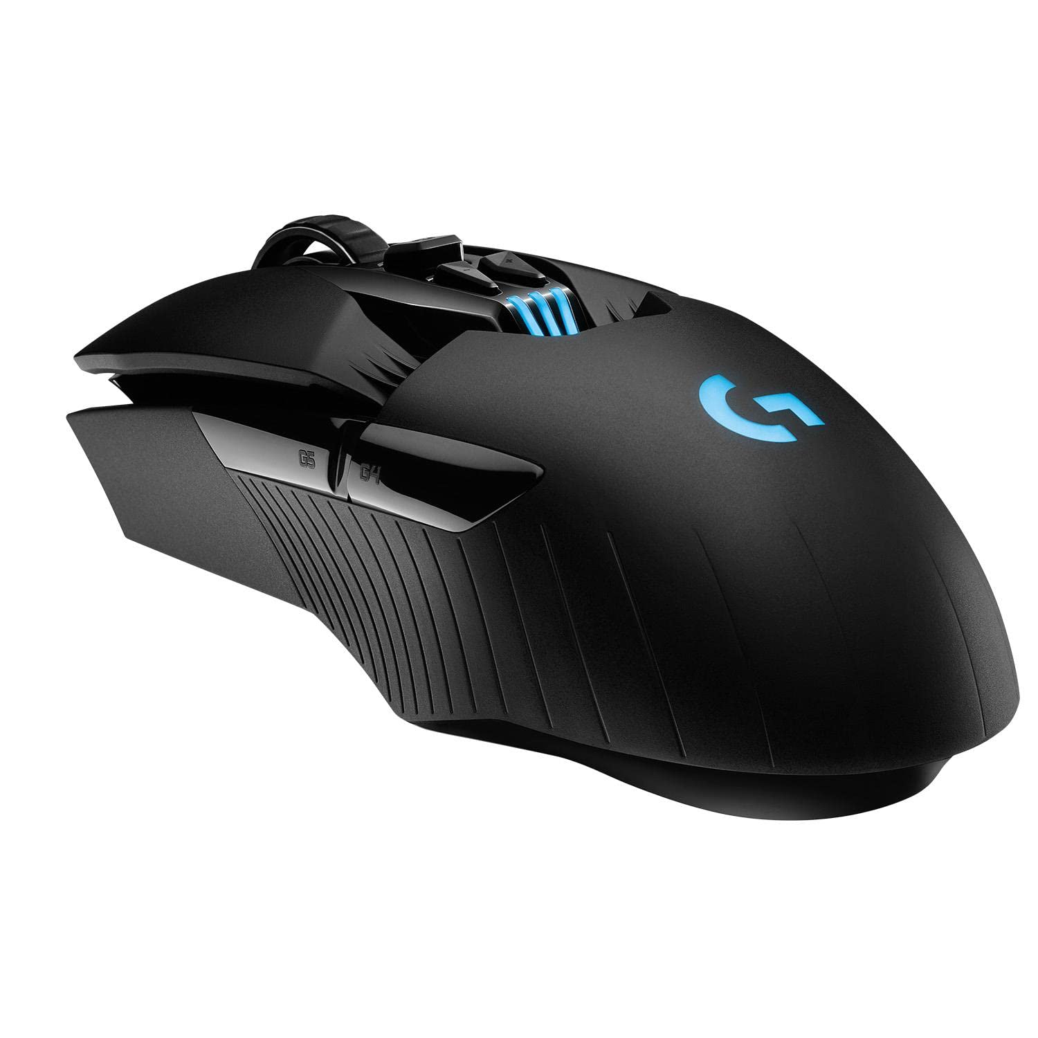 Logitech 910-005673 G903 Lightspeed Wireless Gaming Mouse, RGB, Lightweight, Programmable Buttons, Powerplay-Compatible, Ambidextrous, PC/Mac, Black, Hero 25K Sensor, 25.600 DPI, 140 h Battery Life,