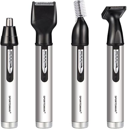 iXpro Recargable 4 en 1 Pelo Eléctrico Clippers Nariz Oído Barba ...