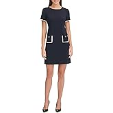 Tommy Hilfiger Women's Legacy Scuba Crepe Two Pocket Dress