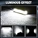 Side Shooter LED Light Bar, Auto Power Plus 15'' 250W Quad Row Off Road Led Bar Driving Lights Spot Flood Combo Fog Lights Waterproof Led Work Lights for Trucks ATV Motorcycle Boat