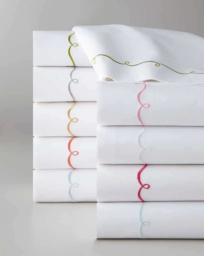 Cono de Pino Hill Dobladillo Bordado Plata Completo Juego de sábanas