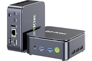 GMKtec G10 Mini PC Computer, Ryzen 5 3500U (Beats N150/3300U/3200U), 16GB RAM 512GB SSD 2.5GbE NIC LAN Desktop Office Home Business HTPC, Triple 4K Display, WiFi, BT, USB-C, DP, Type-C PD, HDMI 2.1