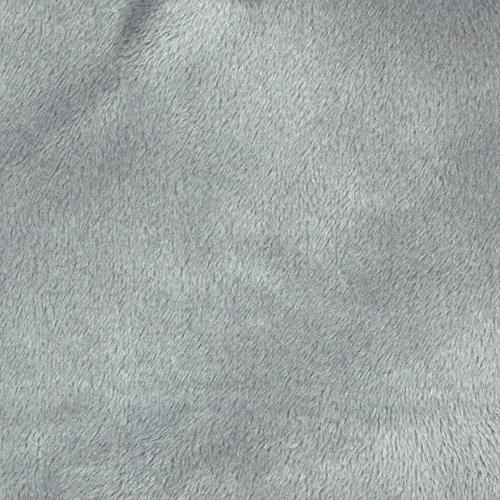 Shannon Fabrics Minky Solid Cuddle 3 Extra Wide Yard, Silver