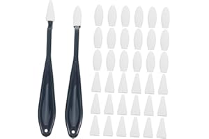 PRETYZOOM Compact Sketch Detail Blending Pen Set with Replacement Tips for Artists Ergonomic Soft Blenders