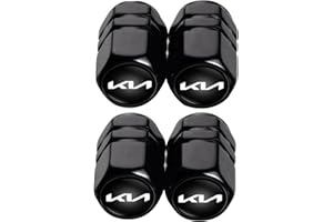 MIKAQIKAOR 4pcs Tire Valve Stem Caps for KIA NIRO Rio Sportage Sorento Soul Stinger Seltos Cadenza K900 Forte Car Accessories, Wheel tire Valve,tire Cover Cap,Wheel air Valve Cap for kia