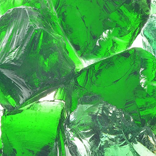 Festnight Grün Glas Gabione Gartensteine Dekosteine 25 kg Dekoration für Gabionen, Steink?rben und -w?nden – Bild 8