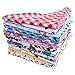 PET SHOW 10 Pack Small Dog Bandanas Boy Cotton Male Cat Puppies Bibs Washable Triangle Head Scarfs Medium Dogs Bandana Photo Prop Grooming Accessories