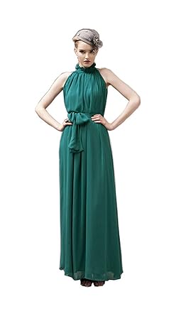 abito in chiffon lungo