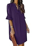 QACOHU Summer Dresses for Women's Summer Tunic V