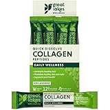 Great Lakes Wellness Collagen Peptides Powder Supplement for Skin Hair Nail Joints - Unflavored - Quick Dissolve Hydrolyzed,