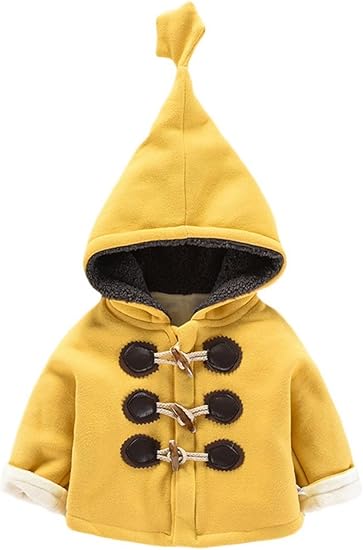 Amazon Co Jp Win ベビー服 赤ちゃん服 キッズ コート ジャケット アウター ブルゾン 上着 裏起毛 フード付き 可愛い 子供 女の子 男の子 秋冬 防寒 グレー 服 ファッション小物