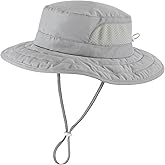Connectyle Kids Foldable Wide Brim Sun Hat UPF 50+ Sun Protection Bucket Hats Breathable Summer Beach Hat for Boys Girls