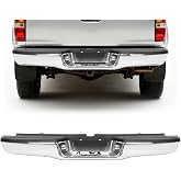 ALMULOO Rear Bumper Assembly for 1995-2004 Toyota Tacoma TO1102215 | W/Bracket Chrome Powder Coated