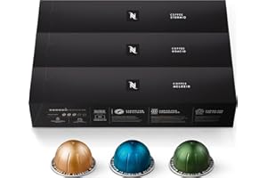 Nespresso Capsules Vertuo, Variety Pack, Medium and Dark Roast Coffee, 30 Count Coffee Pods, Brews 7.8 oz.