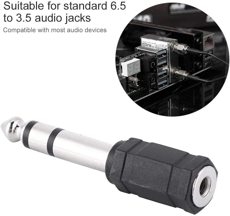 Musical Adapter Power Guitar Effect Pedal Power 2PCS 6.5mm Male to 3.5mm Female Plug Jack Audio Adapter Connector Converter F-36 by RiToEasysports Audio Equipment - Image 5