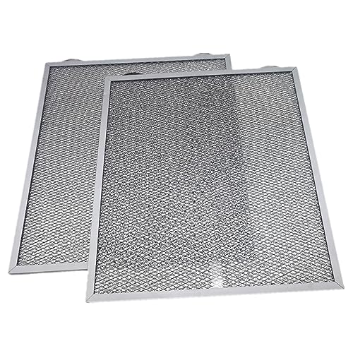 2Pack Range Hood Grease Filter Compatible with Broan Nutone Kenmore S99010430-002, 99010430-002, 4512880 Aluminum Grease Filters &Air Filter