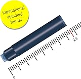 ONLINE Standard Black Ink Cartridges 6pk for Fountain Pens Rollerballs view 4