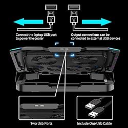 ICE COOREL Gaming Laptop Cooling Pad 15-17.3 Inch