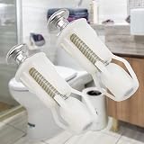 Rowwait 2pcs Toilet Seat Top Fix Screws Stainless Steel Nylon Nuts White view 4