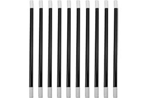 20pcs Stick Cane Magician Elder Wands Plastic Will Kids Magician Costume Props Spell Casting Sticks Black and Witch Costume