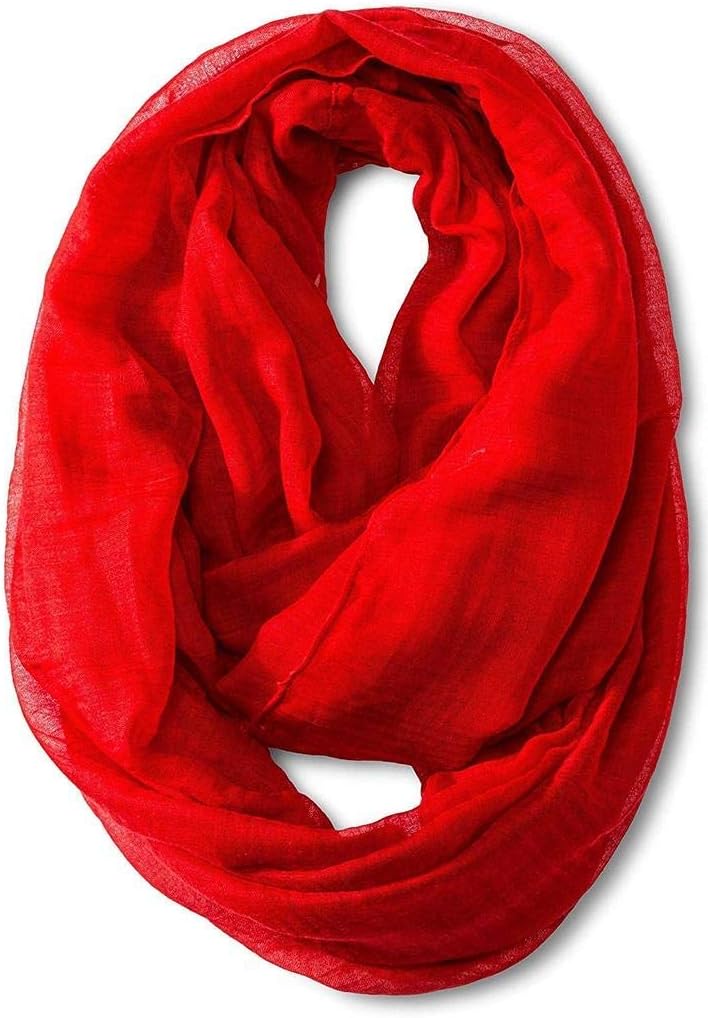 Women's Crinkle Infinity Scarf