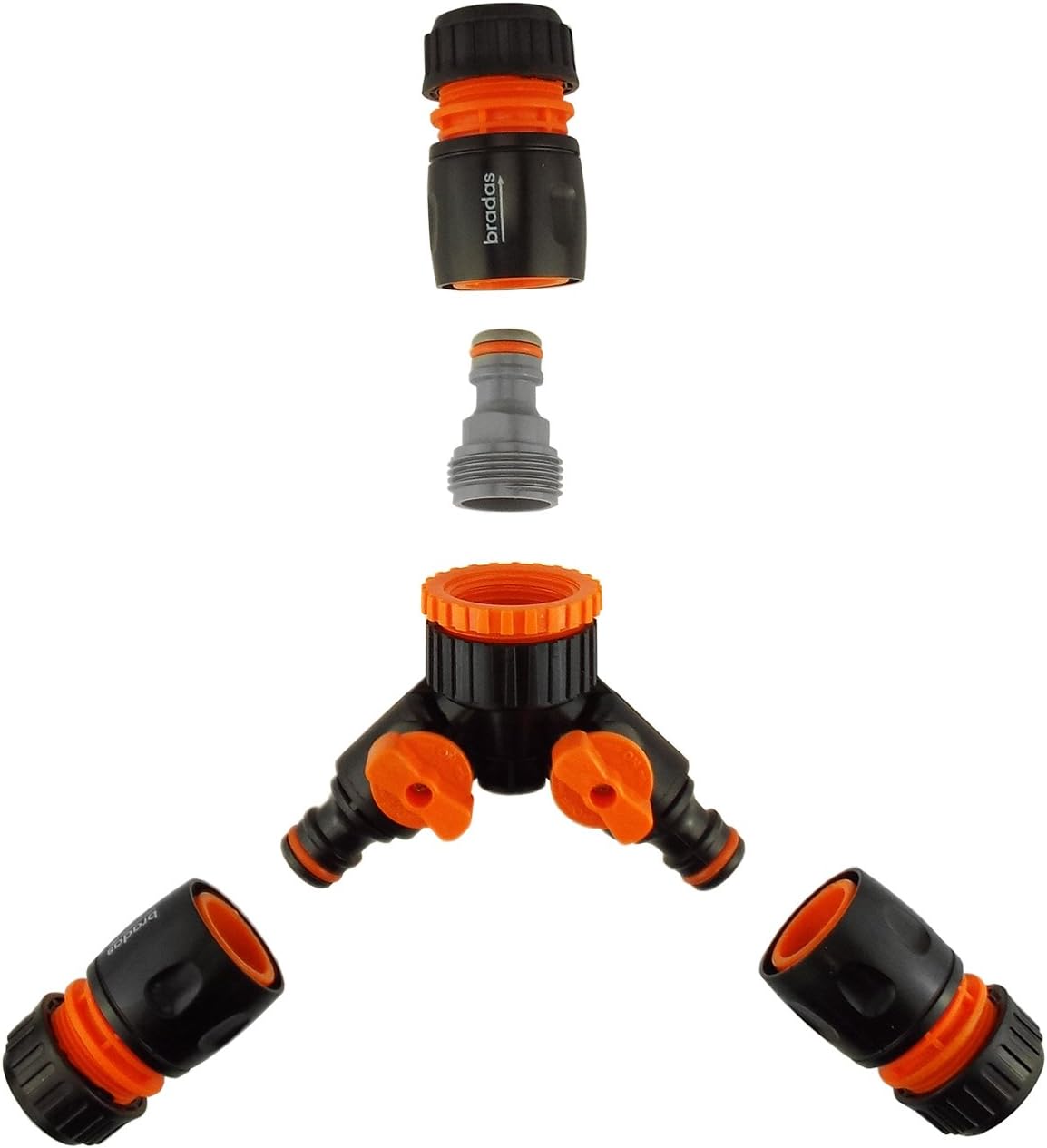 EBESTOFFER 3 WAY GARDEN HOSE SPLITTER JOINER, HOZELOCK COMPATIBLE