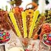 Extra Large Rock Candy Sticks: 36 Gold Crystal Rock Candy Sticks - Original Flavor - Individually Wrapped for Party Favors, Candy Buffet, Bridal and Baby Showers, Wedding Receptions and Anniversaries