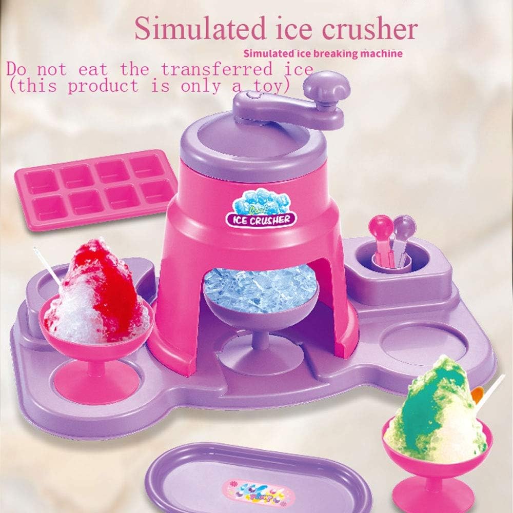 El Nuevo Juguete Juguete para niños Niña de Interior Chuchería Chico Simulación Mezclador de Hielo Knick-Knack Molde Helado Arena Máquina de Hielo Modelo de Cocina Juguete de más de 3 años: Amazon.com.mx: