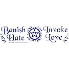 Pagan Bumper Stickers for Cars, Trucks, Guys, Girls, Women Wiccan Religious Decals