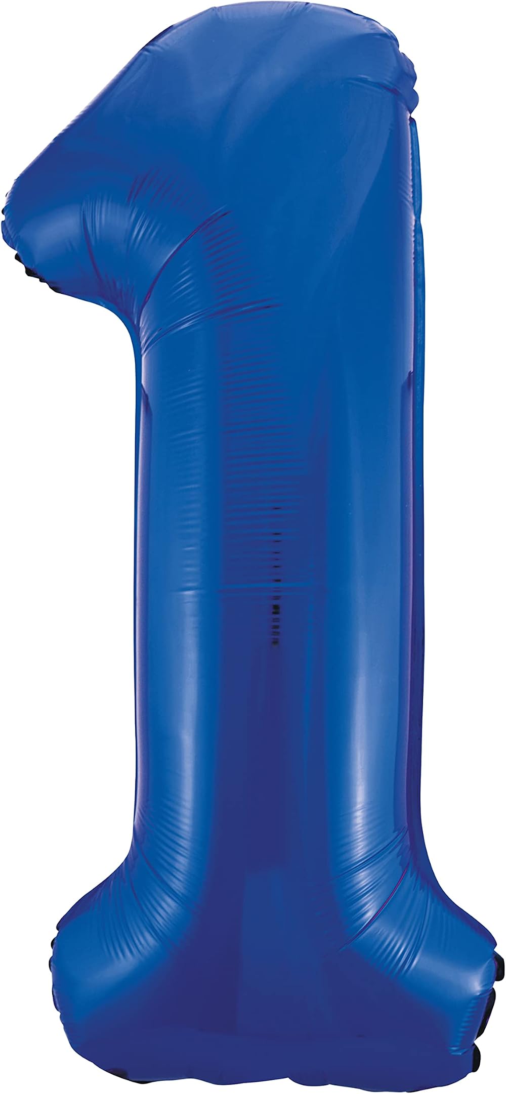 Unique Blue Number 1 Shaped Large Foil Balloon 86cm - 1 Piece